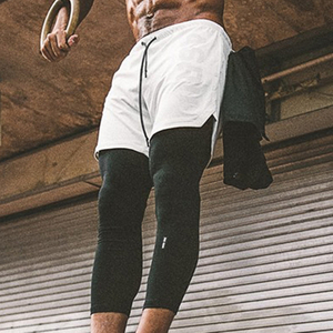 Personnaliser les shorts pour hommes Shorts de camouflage Pantalons doubles pour hommes Pantalons de sport Grand