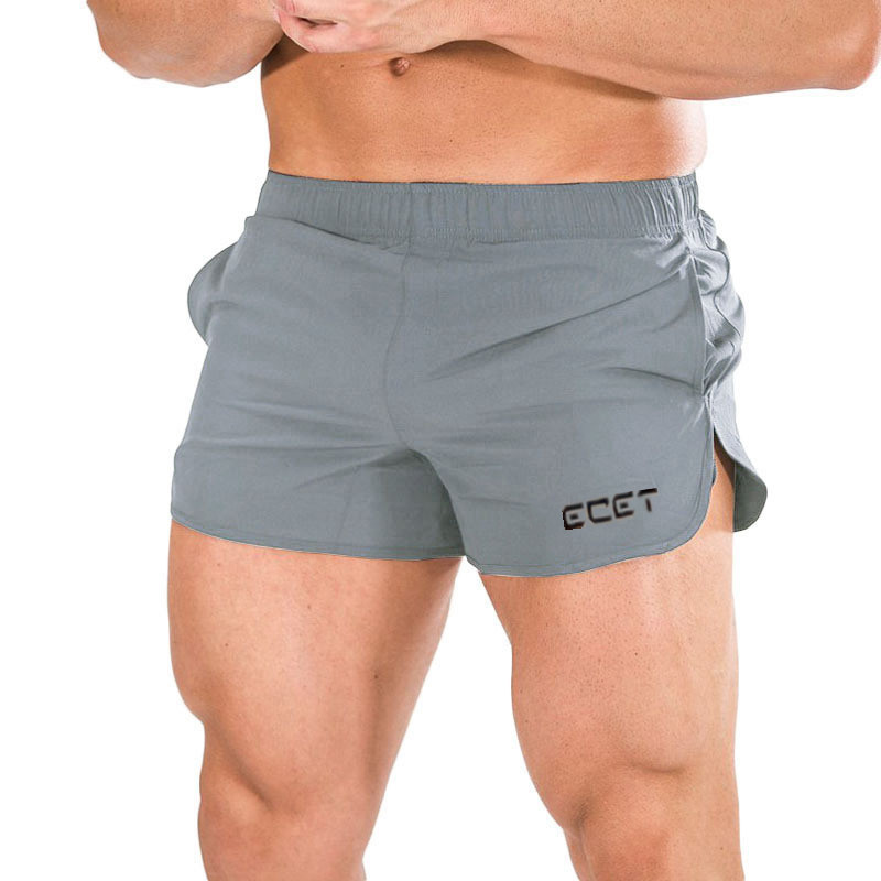 Fitness Sports de plein air Shorts Entraînement de course pour hommes Stretch Slim Fit Gym Entraînement décontracté Pantalon à trois points