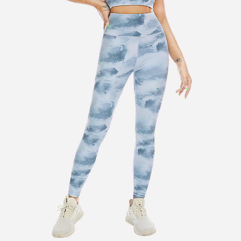 Leggings de yoga pour femmes Joggers en gros personnalisés Tie-dye Gym Sports Workout Seamless New Year Fashion Style Legging
