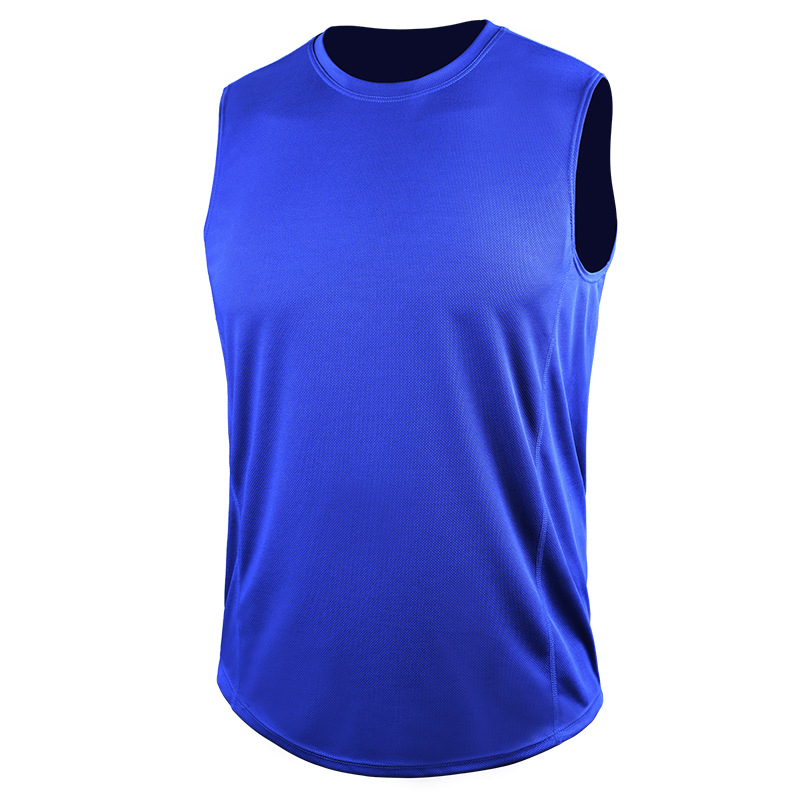 T-shirt respirant sans manches pour hommes, badminton, football, basket-ball