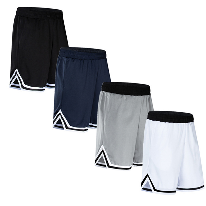 Grand pantalon de basket-ball pantalon à cinq points à séchage rapide respirant vente directe d'usine short d'entraînement de fitness pour hommes