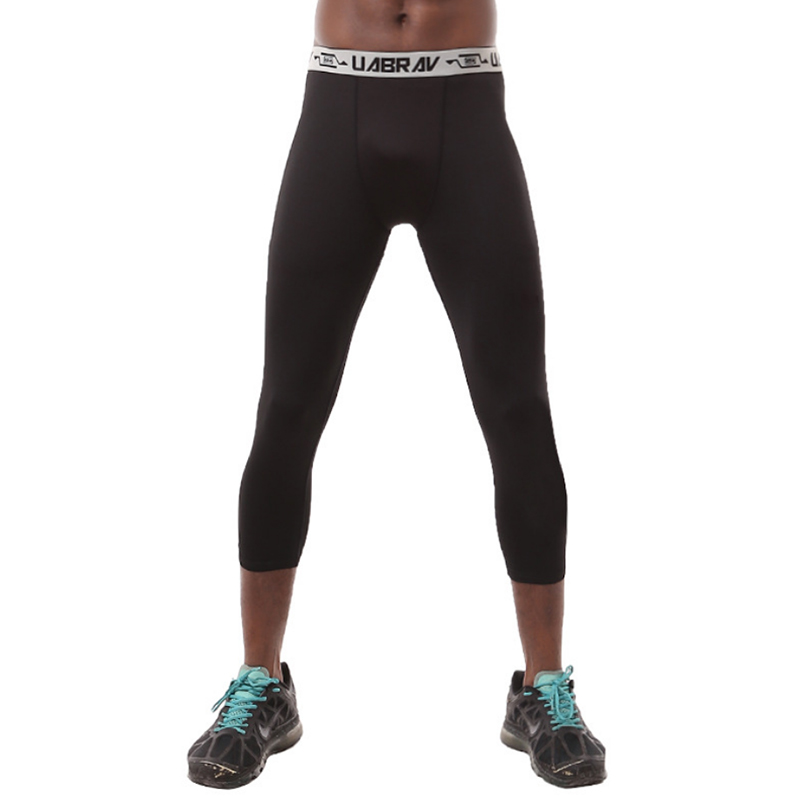 Personnalisez les nouveaux pantalons de fitness serrés extensibles et à séchage rapide pour hommes