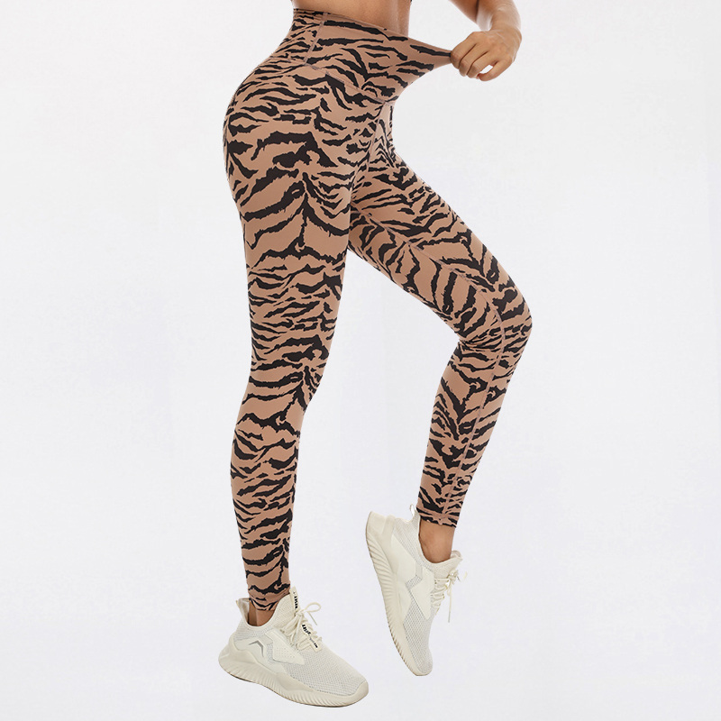 Vente chaude Femmes Tiger Animal Print Yoga Leggings Personnalisé En Gros Ensemble de 20 Livraison Gratuite Gym Sports Workout Seamless New Year Style Legging