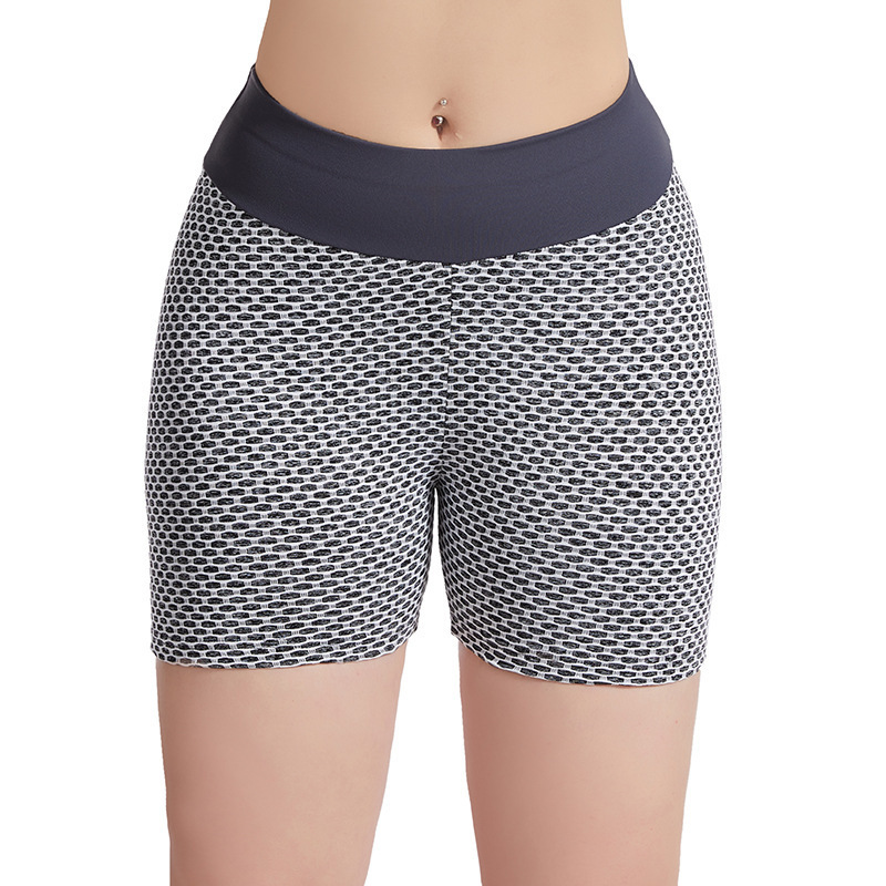 Femmes sans couture personnaliser Short d'entraînement taille haute fesses Push Up Yoga contrôle du ventre Gym Fitness Sexy court de course
