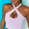 Soutiens-gorge de sport sexy pour femmes pour l'entraînement de yoga Fitness Athletic Personnaliser le gilet de sport à bretelles sans couture pour les femmes