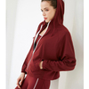 Ensembles de yoga pour femmes Tenues d'entraînement 4 pièces avec fermeture à glissière Soutiens-gorge sans couture personnalisés Leggings de yoga surdimensionnés à taille haute