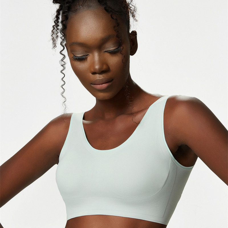 Hauts de sport pour femmes pour l'entraînement de yoga Fitness Athletic Personnaliser Gilet de gymnastique de grande taille Soutiens-gorge de sport à dos ouvert