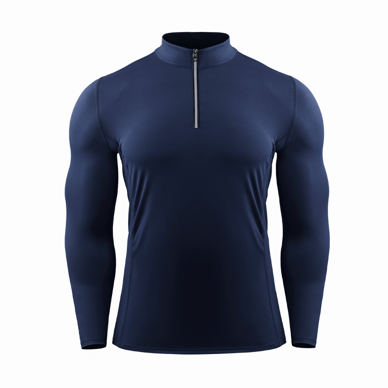 Collants de yoga à manches longues pour hommes de sport à séchage rapide Hauts de course de basket-ball Compression extensible Vêtements de fitness respirants