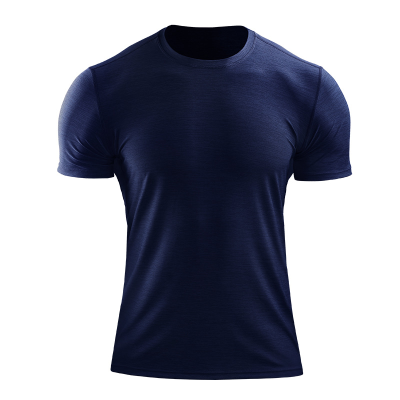 Vêtements d'entraînement Vêtements de sport d'entraînement à manches courtes pour hommes Haut ample À manches courtes T-shirt respirant à séchage rapide