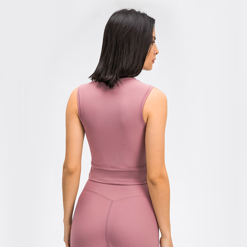 Hauts de sport pour femmes pour l'entraînement de yoga, remise en forme, course athlétique, personnaliser le gilet de gymnastique de grande taille pour les vêtements pour femmes